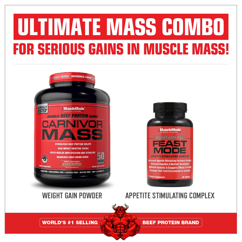 MuscleMeds etiqueta nutricional detallada con proteínas y carbohidratos clave