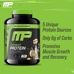 Muscle Pharm batido preparado en vaso, ofrece recuperación rápida tras entreno