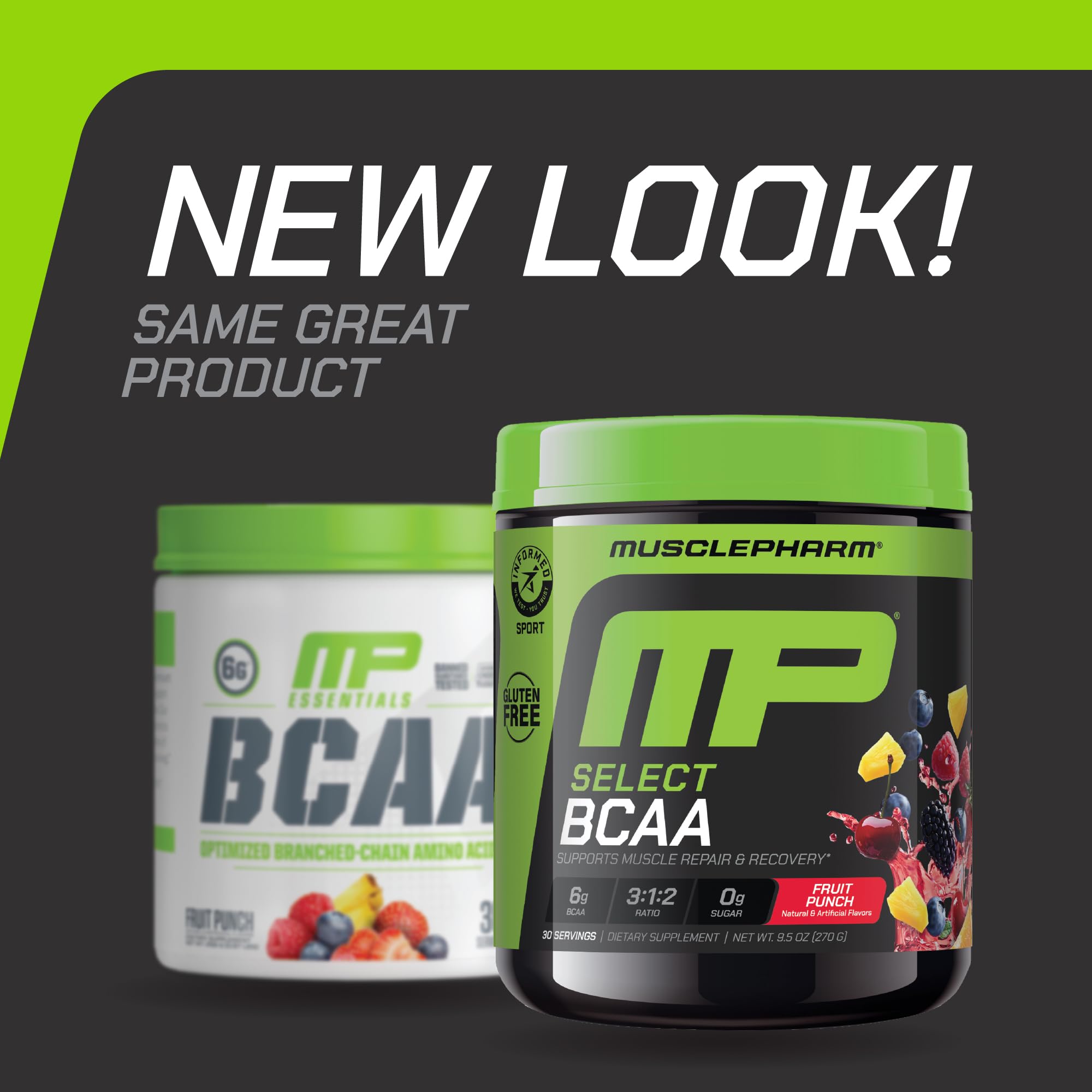 Cucharada de Muscle Pharm BCAA en primer plano que revela la textura fina y mezcla rápida