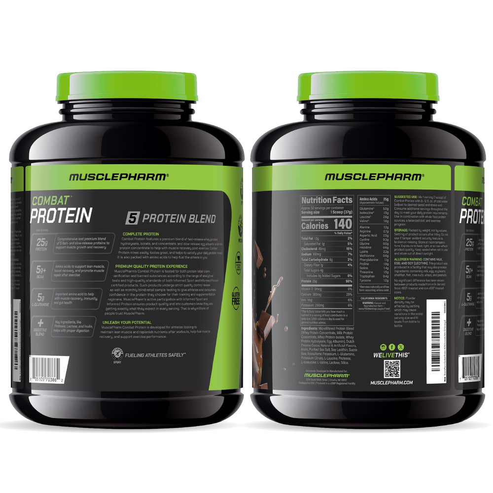 MusclePharm vaso preparado chocolate milk lista para beber postentreno