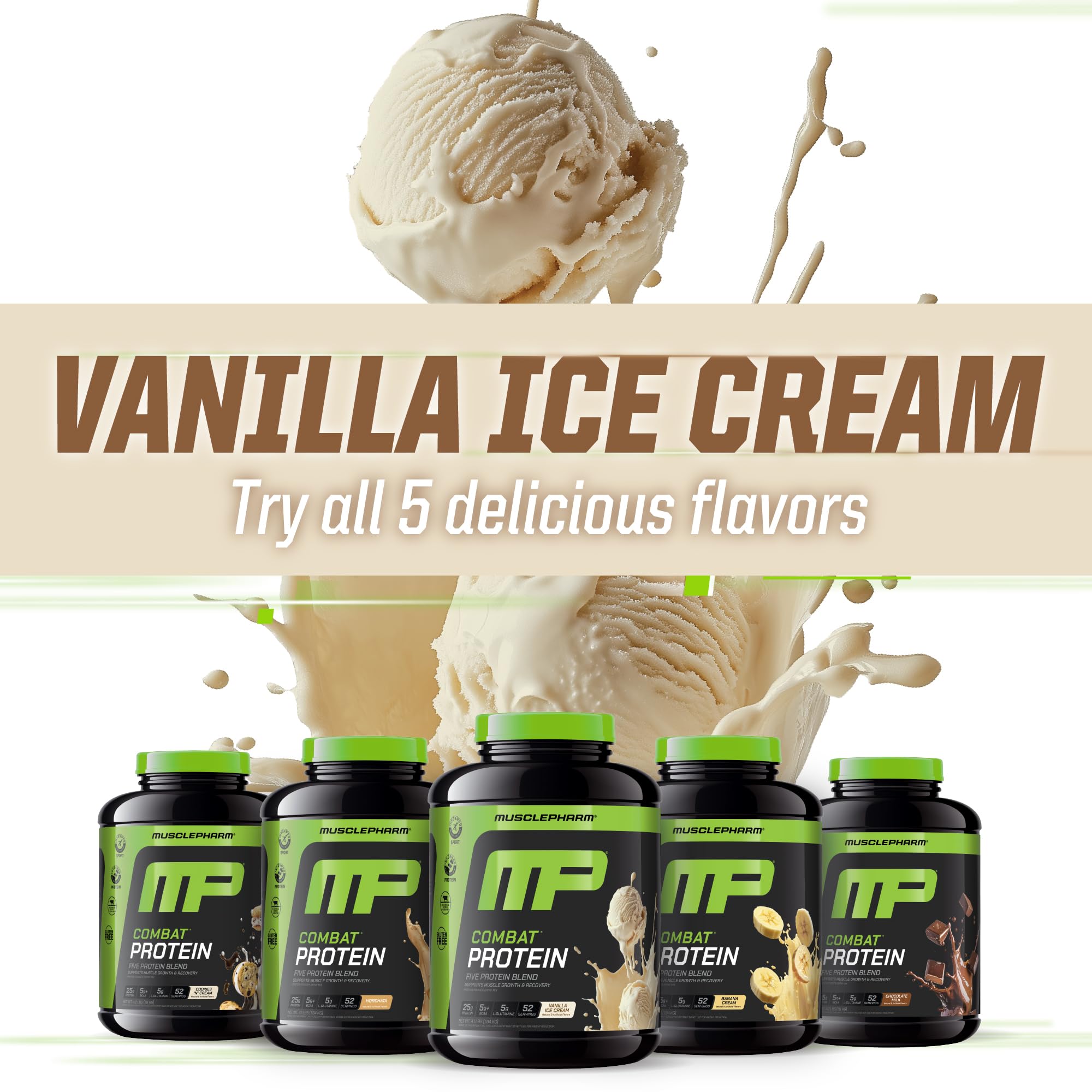 MusclePharm deportista tomando batido en gimnasio, ayuda en recuperación postentreno