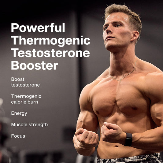 MuscleTech cápsulas AlphaTest Thermo detalle para identificar la presentación