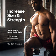 MuscleTech tapa abierta con envase, fácil acceso y conservación