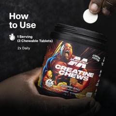 MuscleTech caramelos sobre banco de gimnasio listos para toma post-entreno