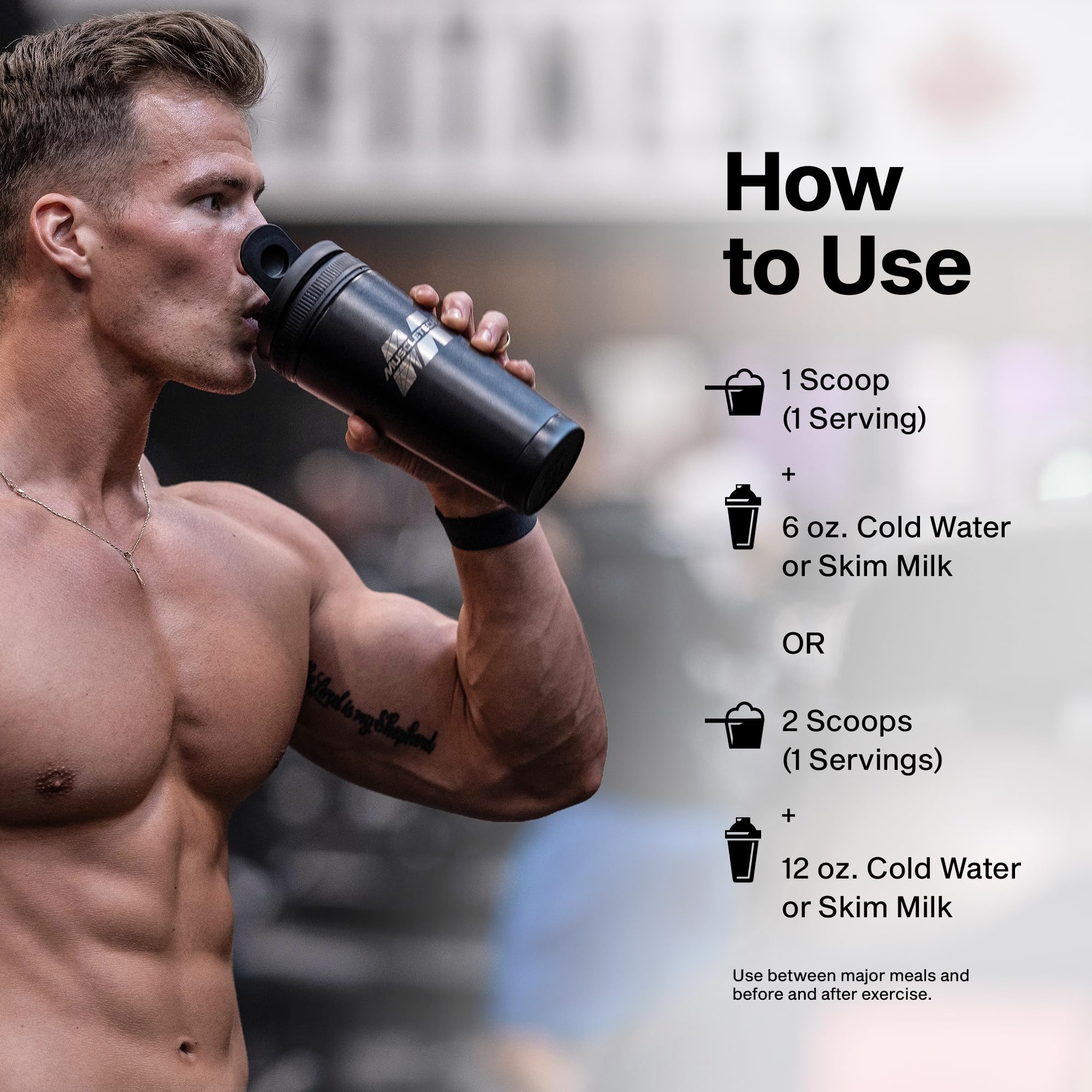 MuscleTech etiqueta con ingredientes claros y beneficios nutricionales