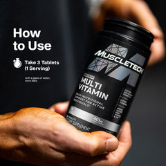 MuscleTech comparación de tamaño de la tableta junto a una moneda