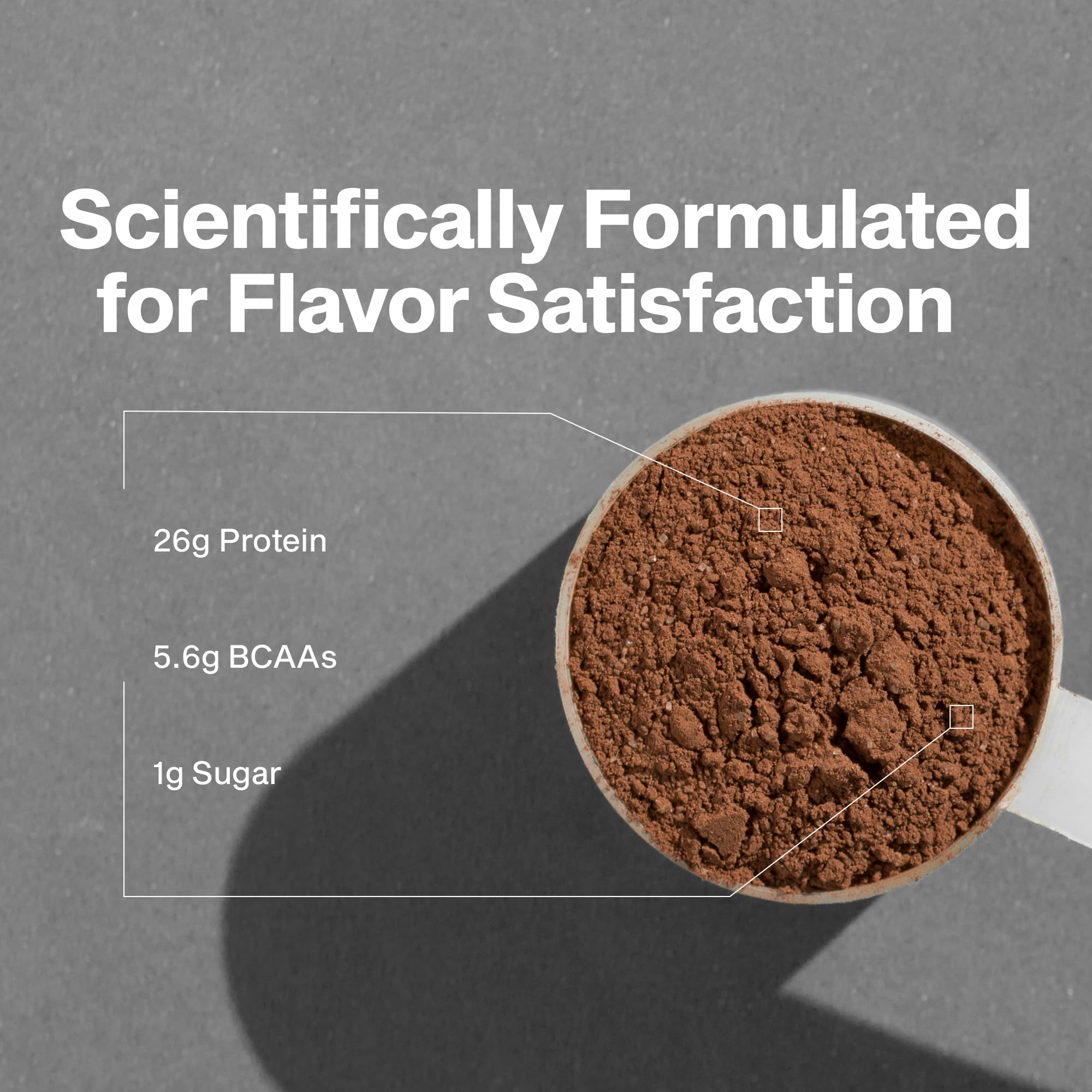 Muscletech comparación de scoop y porciones para medir 26 g proteína por ración