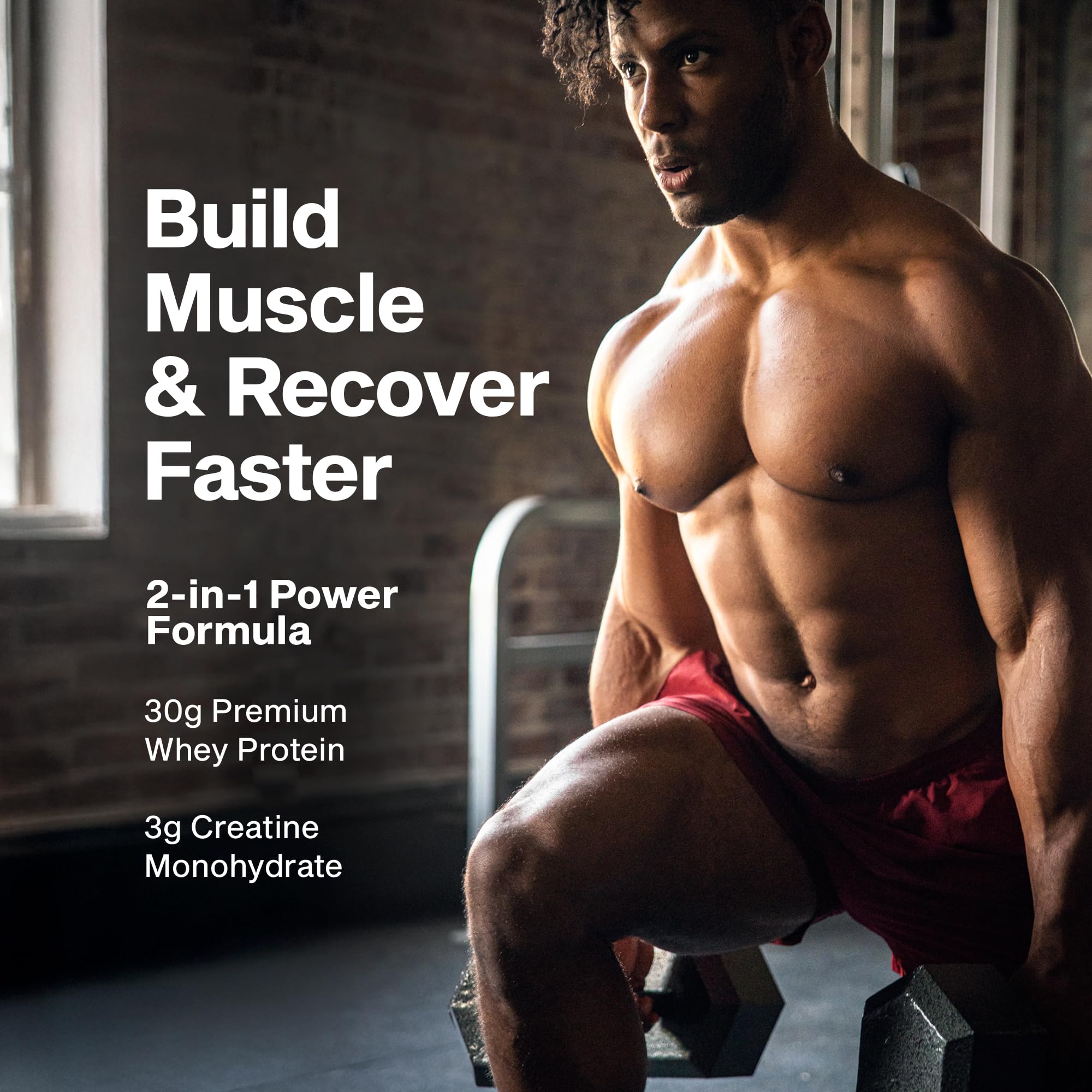 MuscleTech textura del polvo en cuchara, fácil disolución y sabor