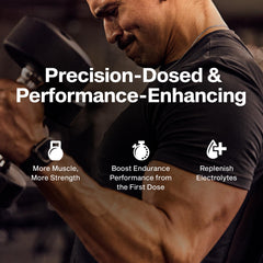 MuscleTech bebida preparada Tropical Twist en vaso, refresco que repone electrolitos