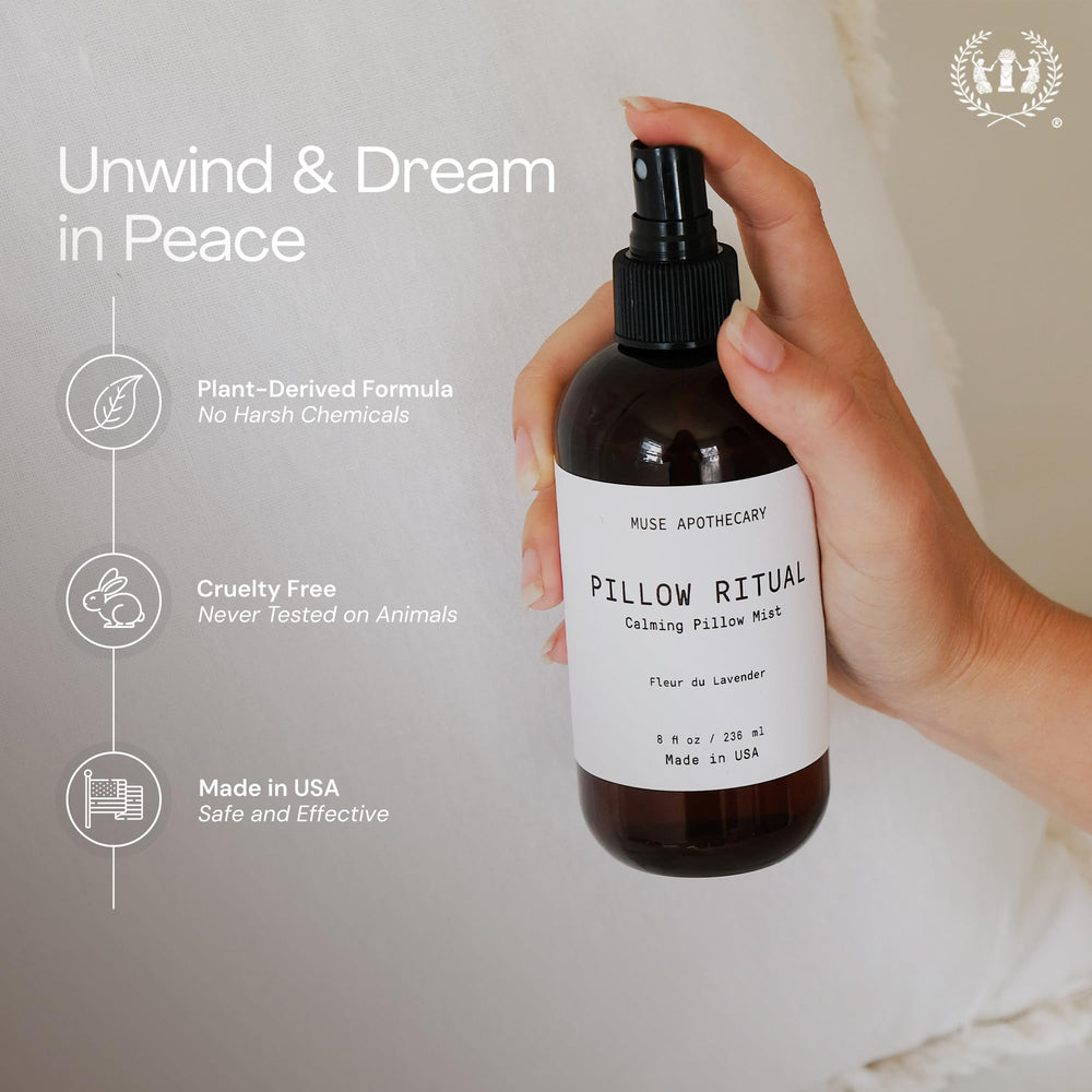 Muse Apothecary etiqueta de ingredientes destacando formulación limpia y segura