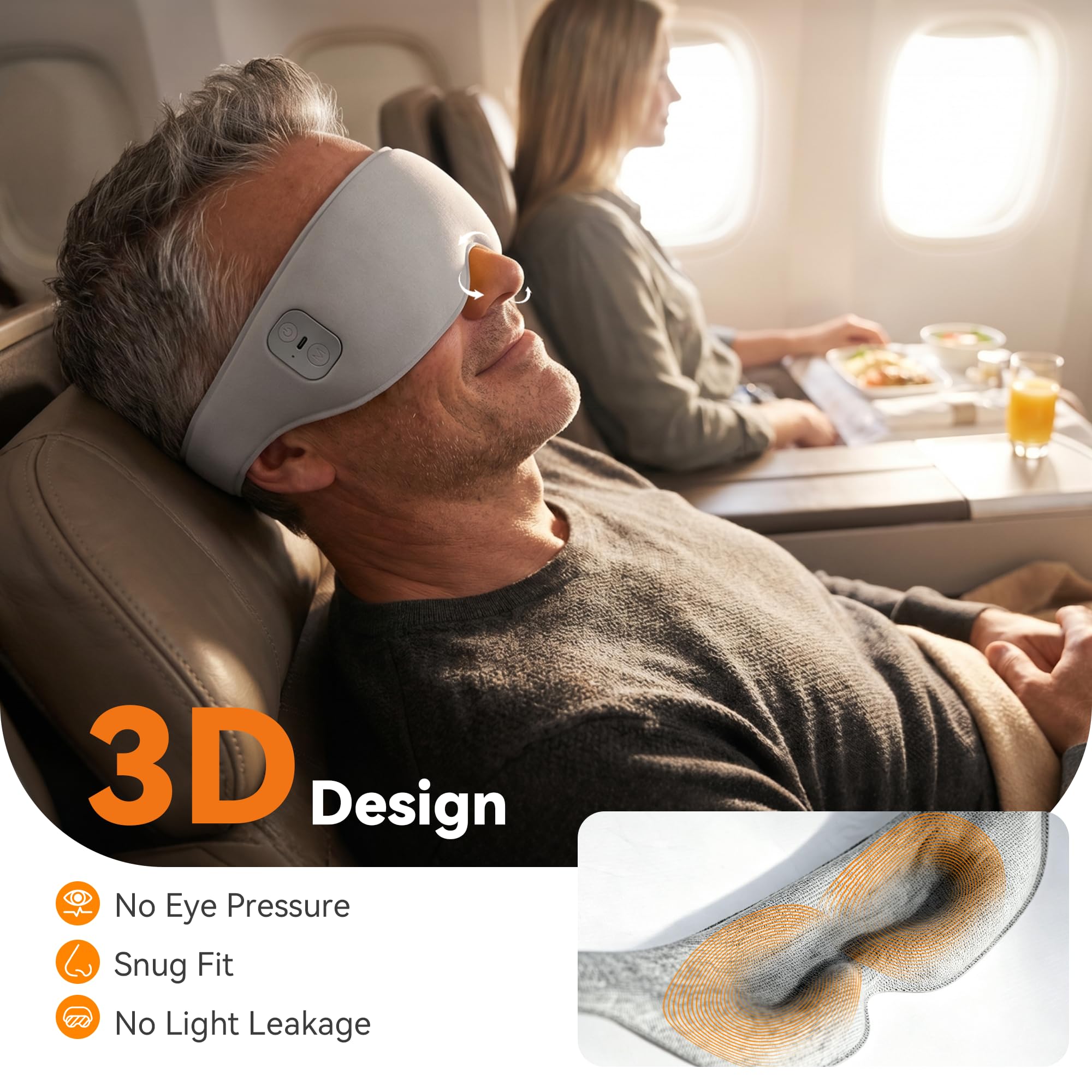 MUSE RELAX persona usando la máscara para relajación rápida
