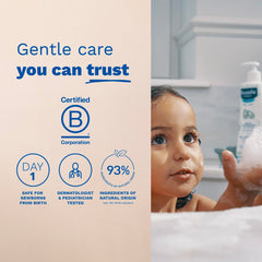 Mustela envase con bomba aplicando fácil dosificación segura