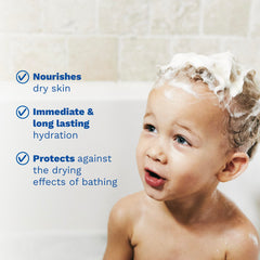 Mustela etiqueta del producto con ingredientes clave y beneficios visibles