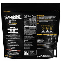 Mutant Mass envase 6 lb comparado en mano, percepción real del tamaño