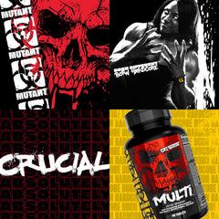 Etiqueta Mutant Multi información nutricional clara y composición completa
