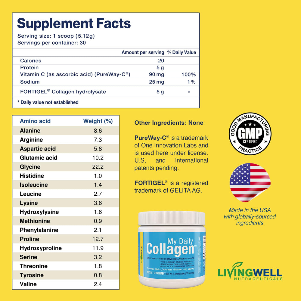 My Daily Collagen — polvo mezclado en yogur para añadir proteína y colágeno