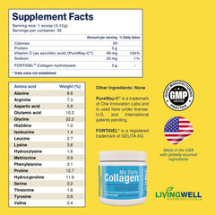 My Daily Collagen — polvo mezclado en yogur para añadir proteína y colágeno