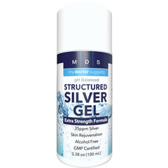 My Doctor Suggests gel frontal mostrando el envase y uso práctico