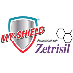 My-Shield comparación de tamaño con smartphone, ideal para bolso