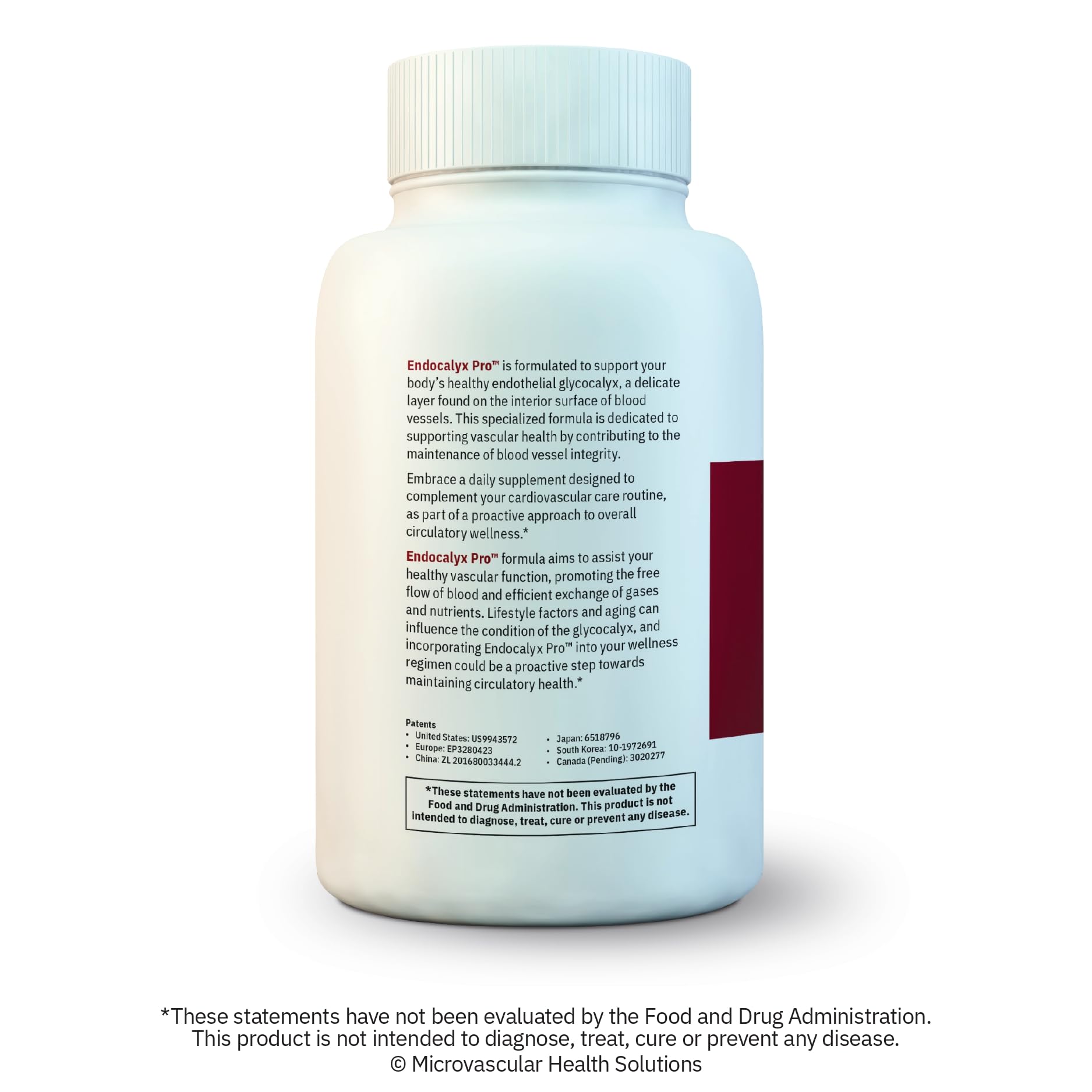 MYBODYRX tabla nutricional y detalles del suplemento en primer plano para lectura