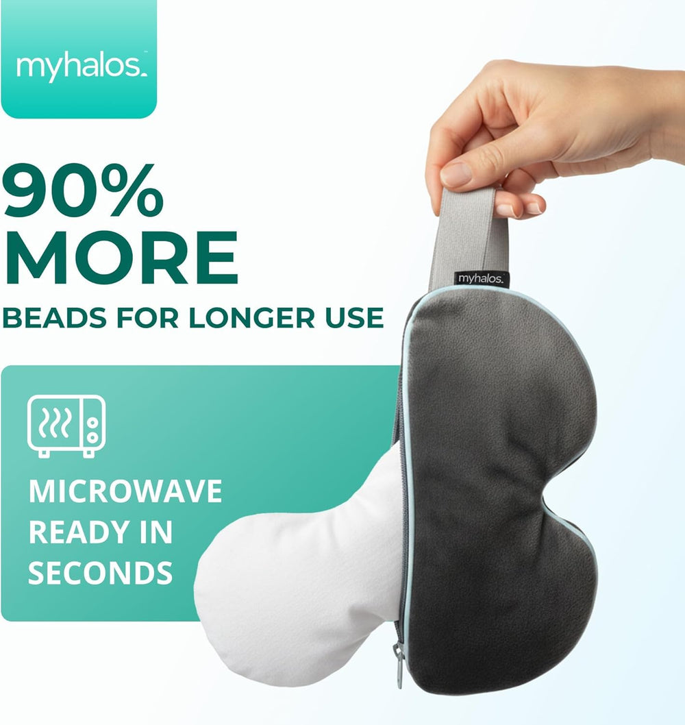 myhalos funda de viaje abierta protegiendo la máscara y facilitando transporte
