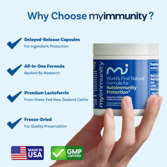 MyImmunity cápsula de liberación retardada mostrando diseño y protección