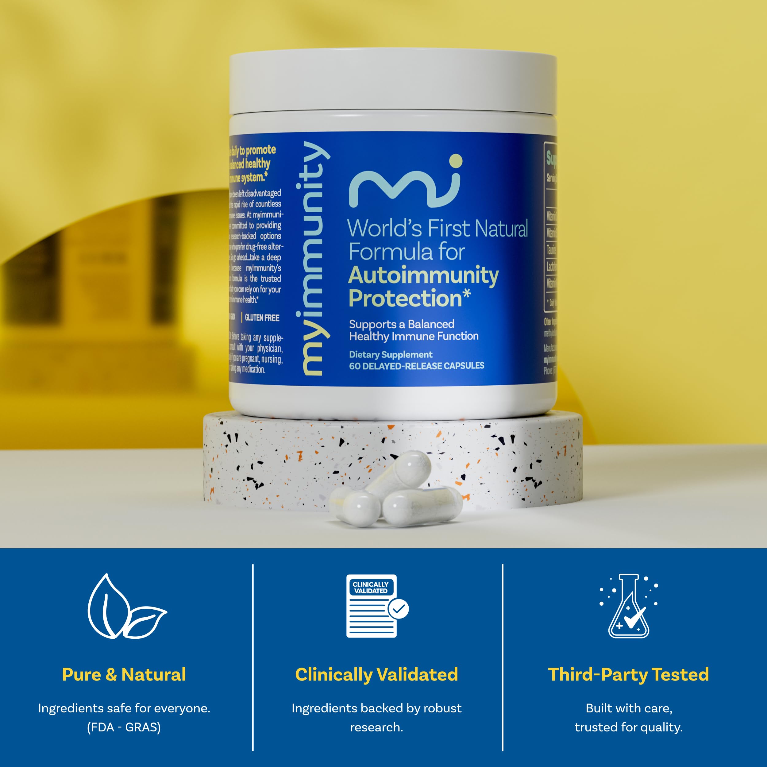 MyImmunity polvo liofilizado cerca conservando potencia y pureza