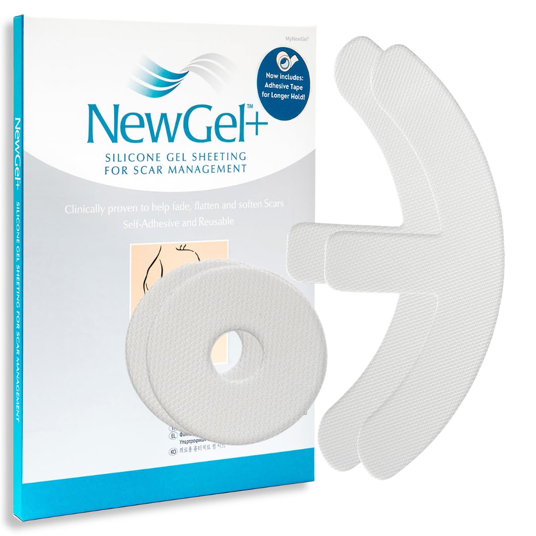 MyNewGel empaque frontal del kit mostrando cuatro láminas y beneficios
