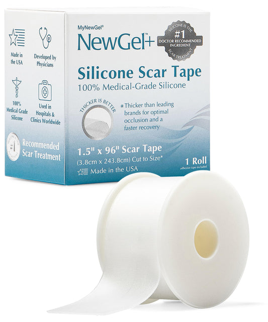 MyNewGel rollo frontal mostrando longitud y grosor, protección continua