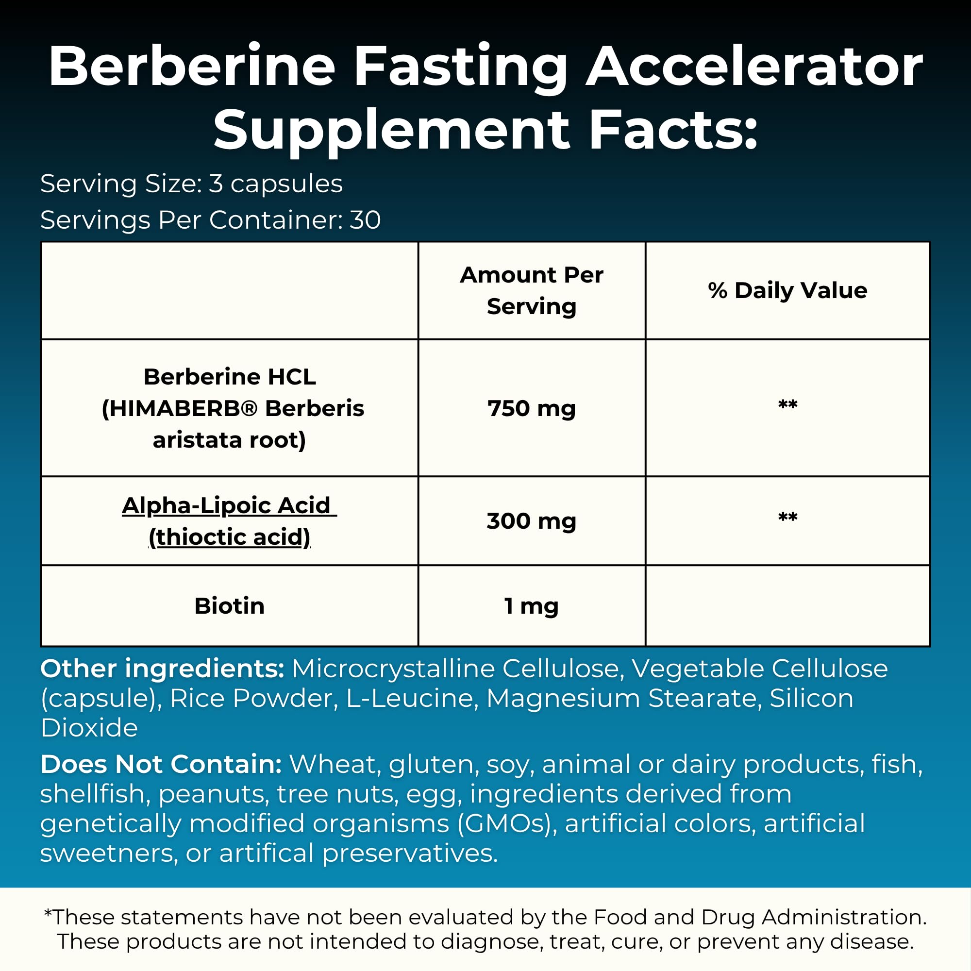 MYOXCIENCE Berberine Fasting Accelerator capsules close-up highlighting purity and supplement quality.