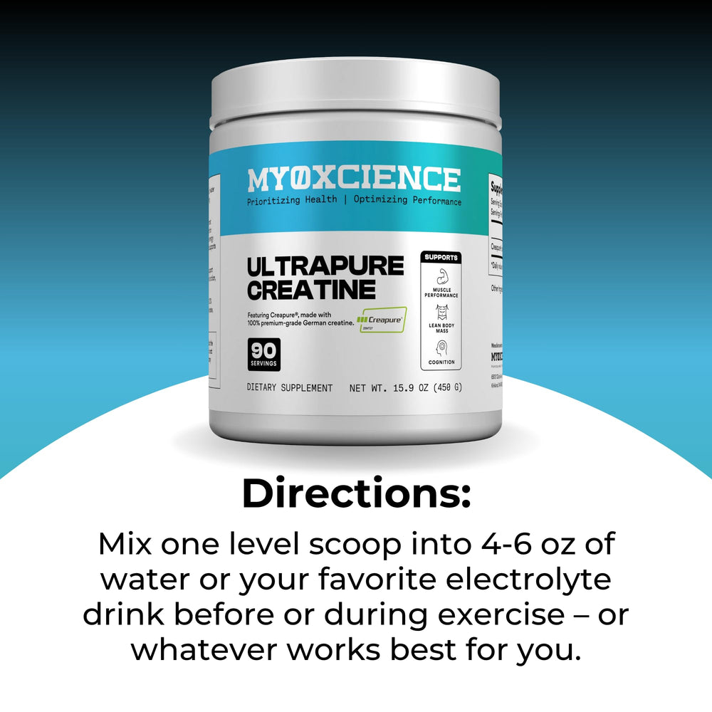 MYOXCIENCE Creapure en gimnasio, integración en rutina de entrenamiento