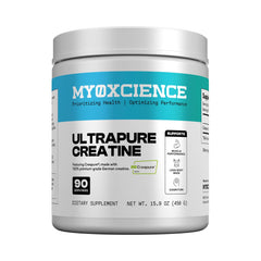MYOXCIENCE Creapure bote frontal, claridad de pureza y confianza