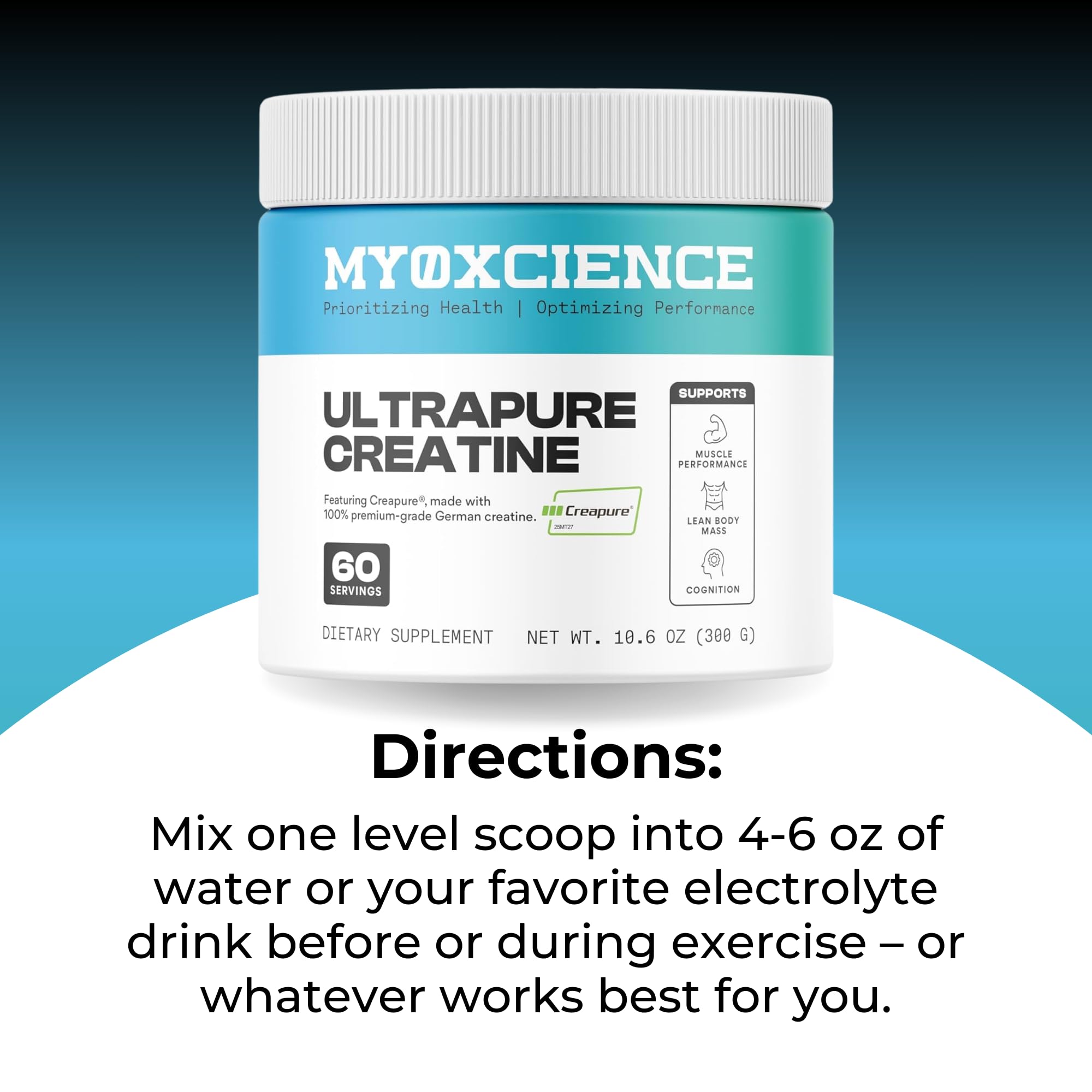 MYOXCIENCE uso en gimnasio mejora rendimiento durante entrenamiento