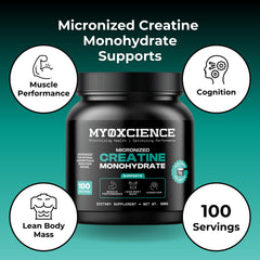 MYOXCIENCE cucharada con 5g enfatizando dosificación precisa y cómoda