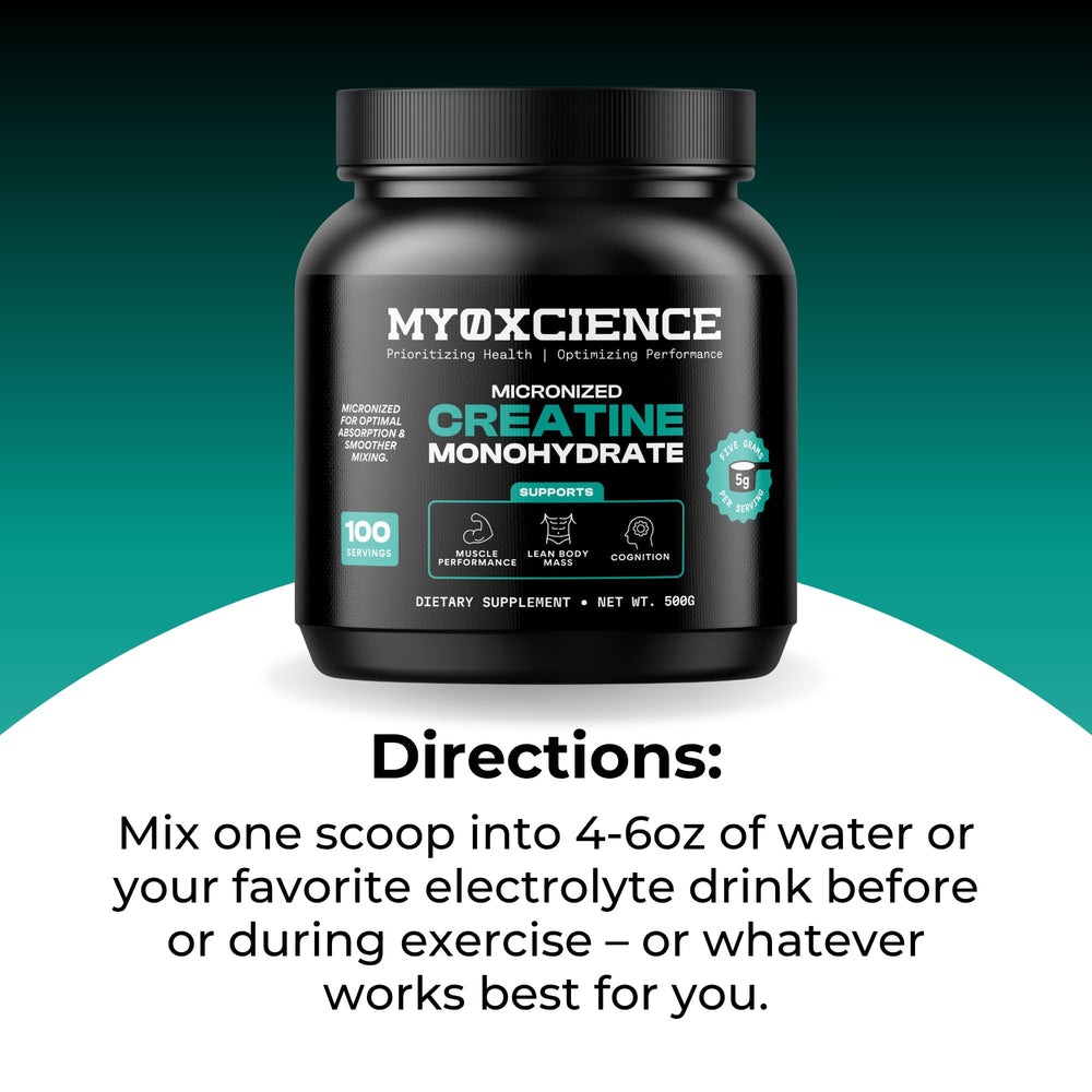 MYOXCIENCE producto en gimnasio estilo vida para apoyar entrenamientos