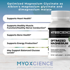 MYOXCIENCE suplemento en uso nocturno para apoyar la relajación