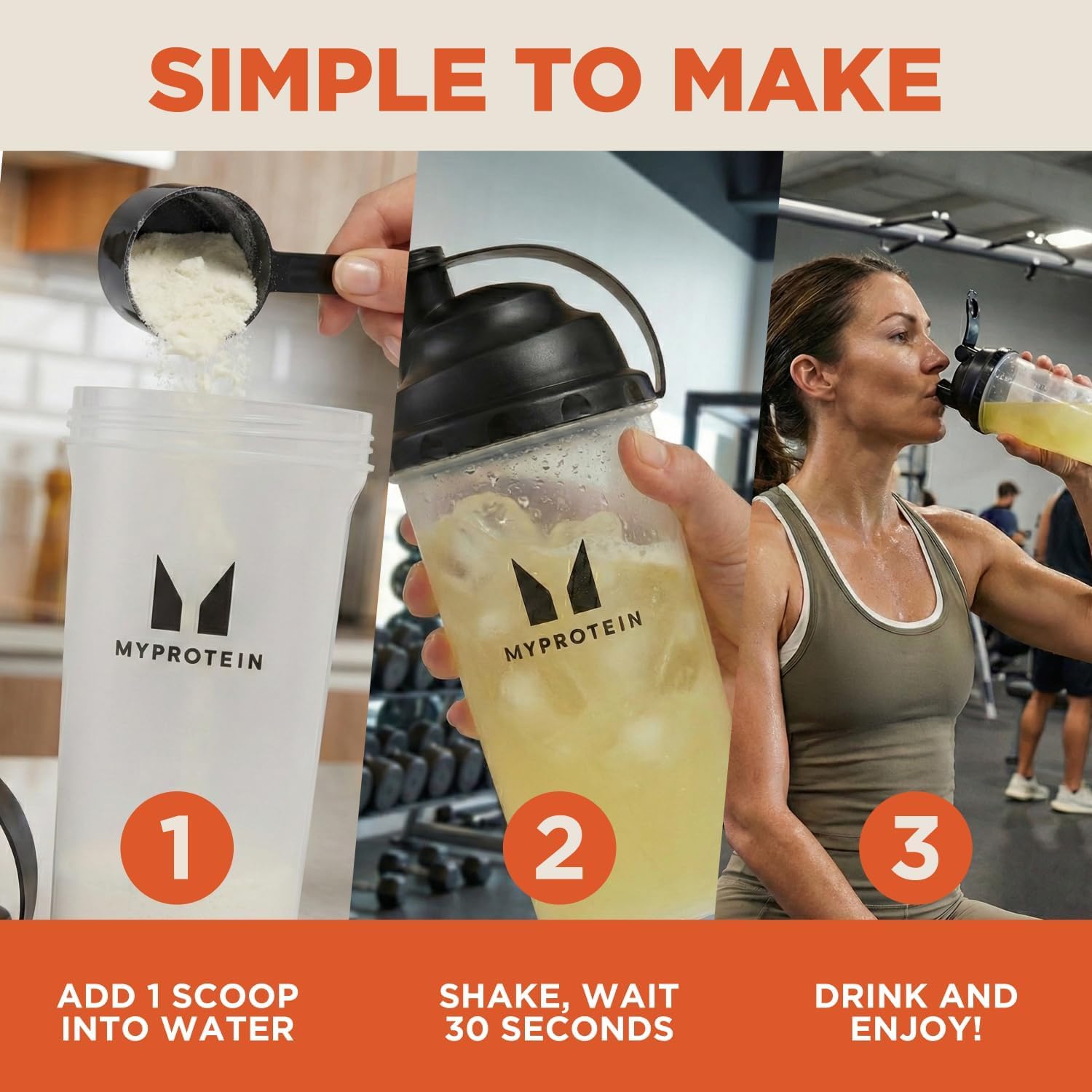 Myprotein detalle de ingredientes del aislado para rápida recuperación