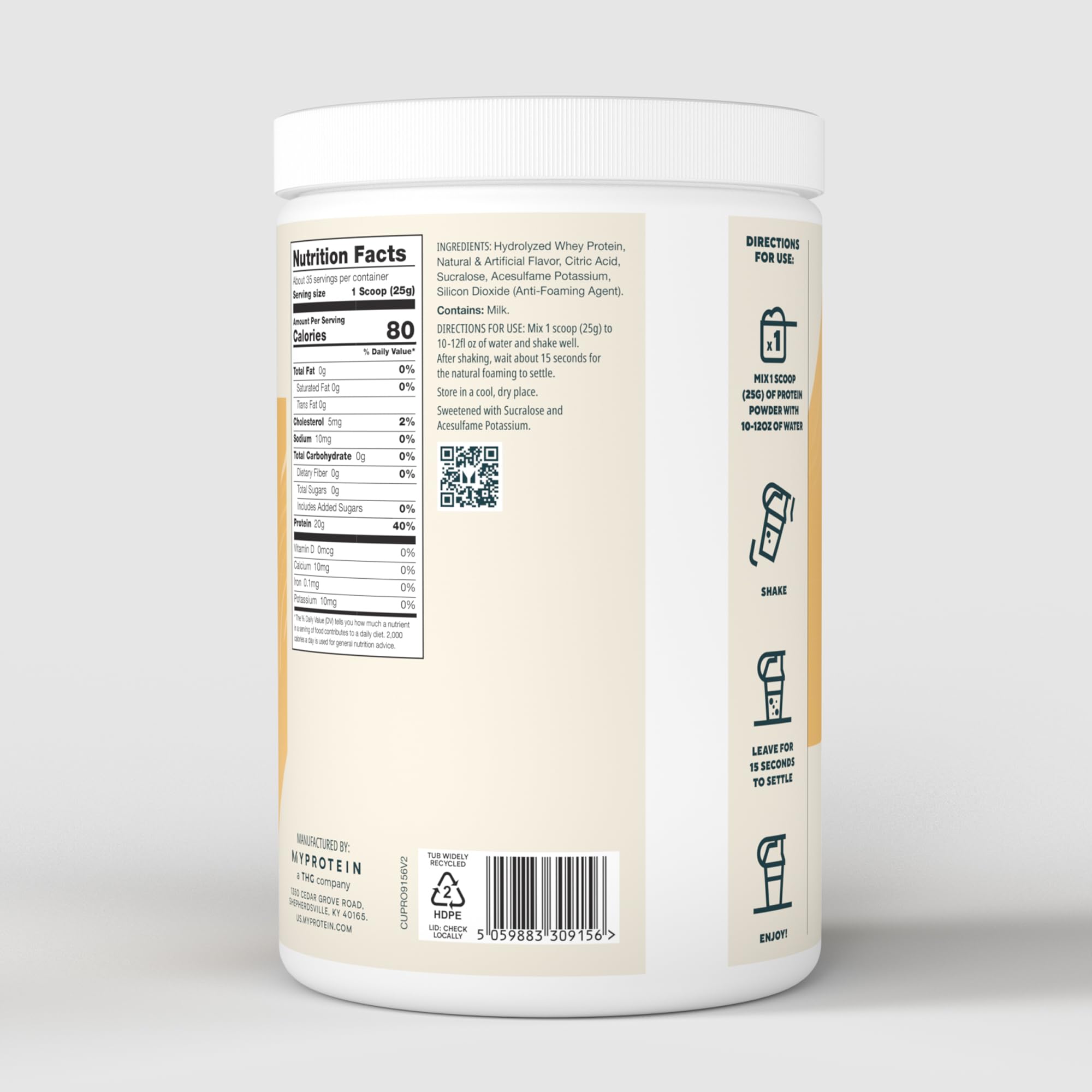 Myprotein escena lifestyle en exterior mostrando bebida refrescante y saludable