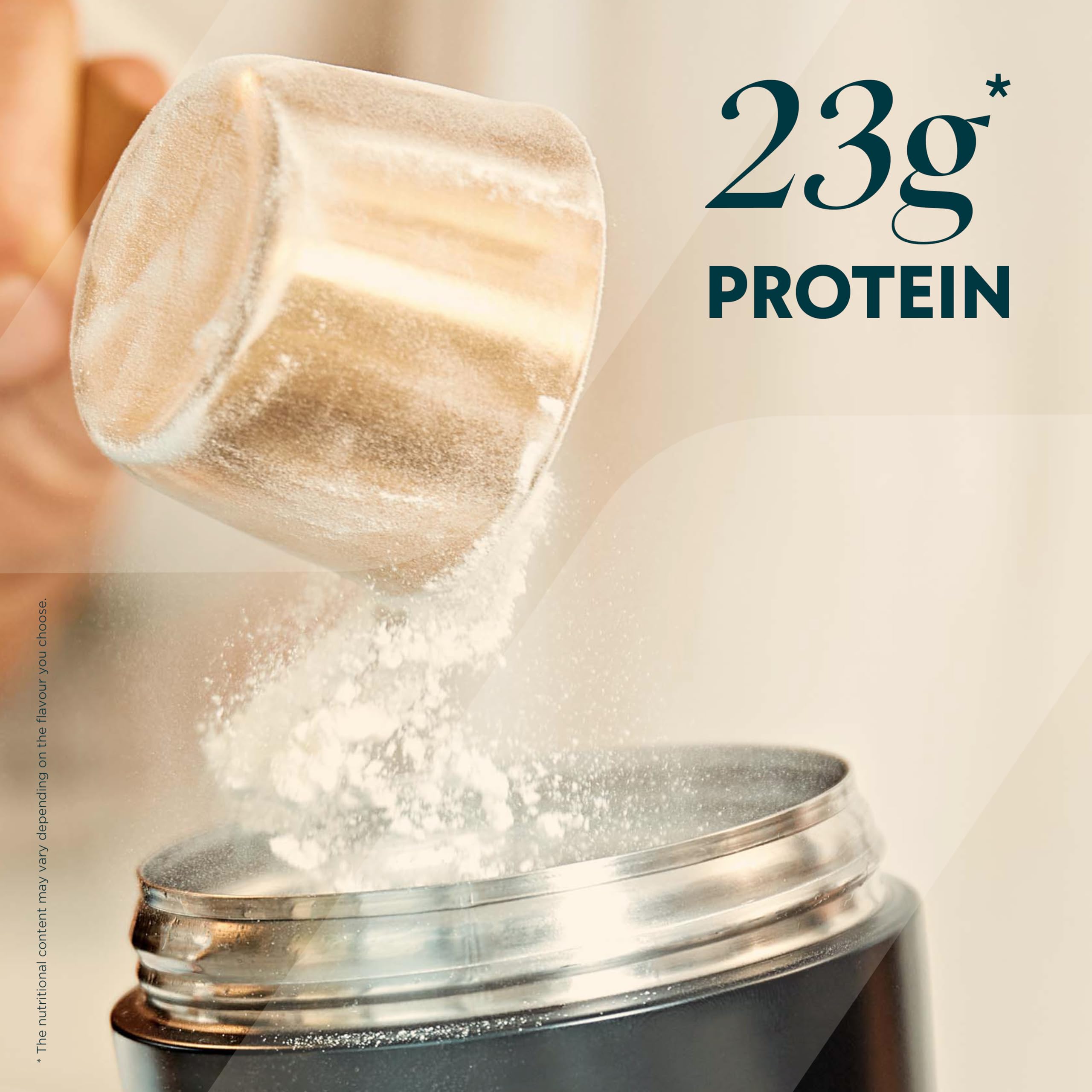 Myprotein cucharada medidora con 30 g de polvo lista para preparar medida precisa