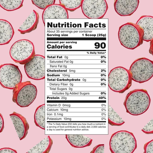 Myprotein textura del polvo en primer plano ilustrando disolución rápida