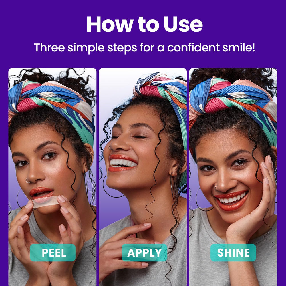 MySmile tiras en baño indicando uso cómodo en casa