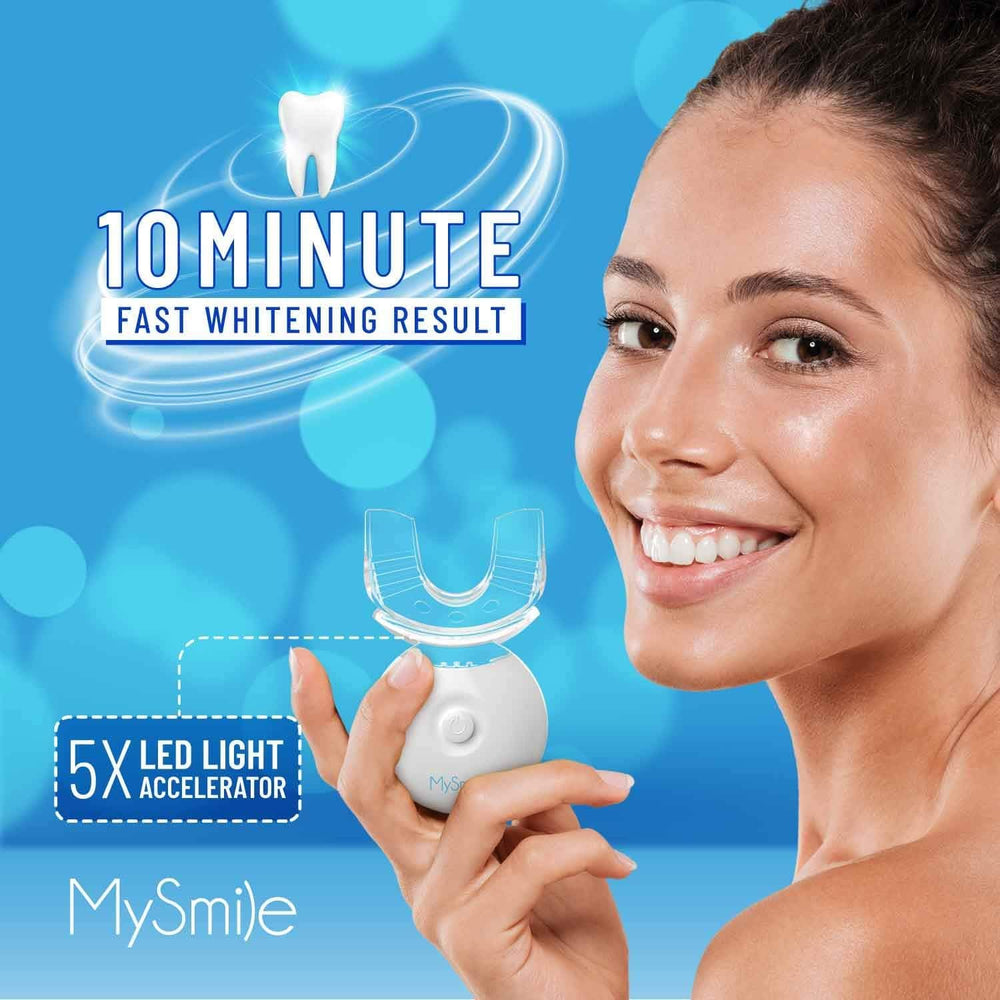 MySmile persona aplicando gel en baño demostrando uso sencillo