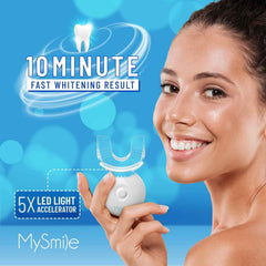 MySmile persona aplicando gel en baño demostrando uso sencillo