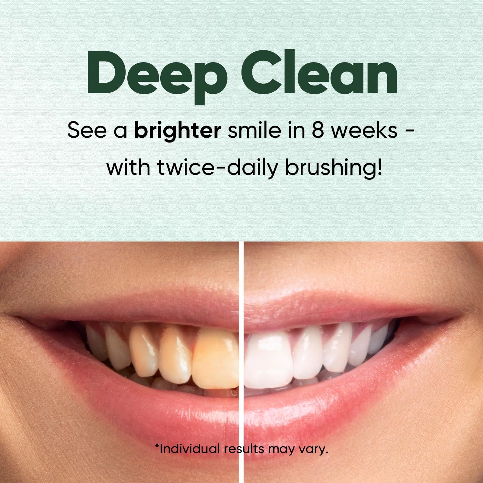 MySmile tubo junto a objeto para comparar el tamaño de 4.2 oz