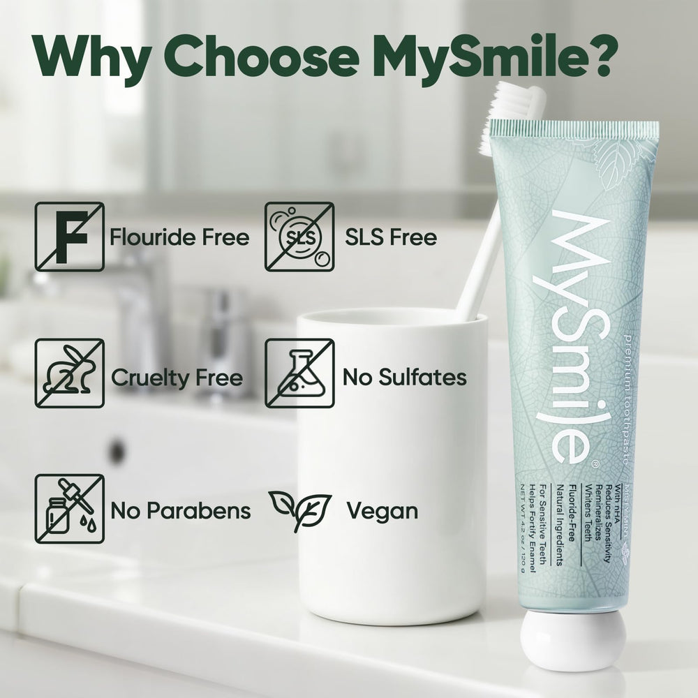 MySmile embalaje ecológico enfatizando tubo parcialmente biodegradable