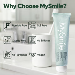 MySmile embalaje ecológico enfatizando tubo parcialmente biodegradable
