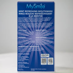 MySmile sobres dentro de un bolso de viaje para frescura inmediata