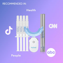 MySmile kit en entorno de baño lista para uso rápido y cómodo