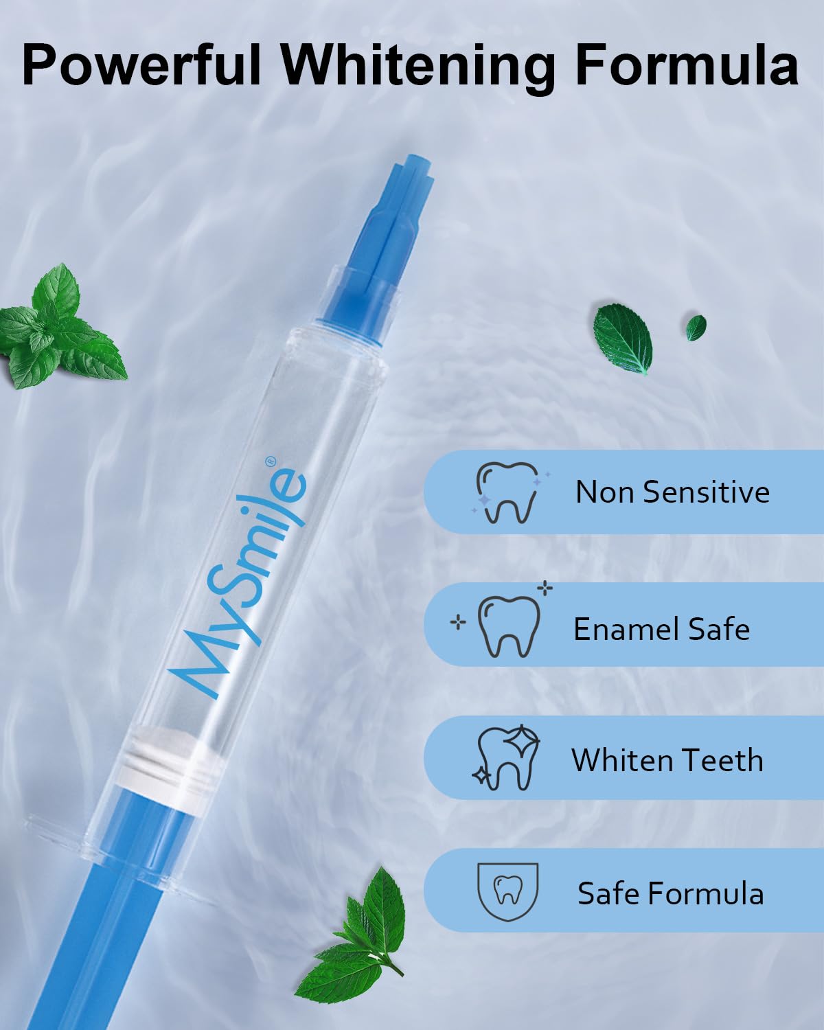 MySmile vial en mano muestra tamaño de viaje y portabilidad