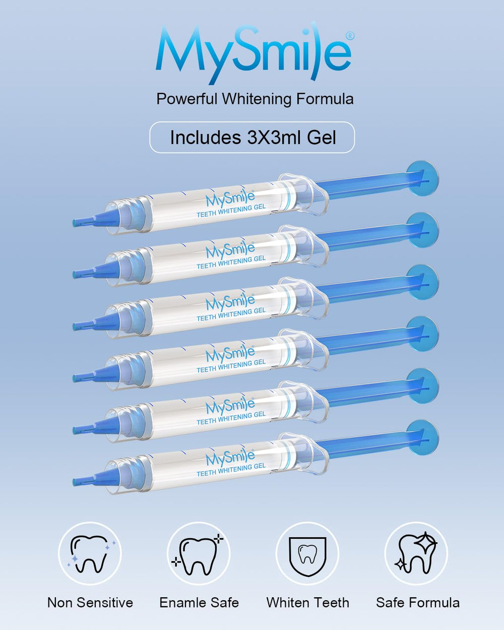 MySmile etiqueta con instrucciones y beneficios visibles